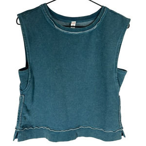 Anthropologie Teal Tank Top